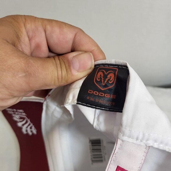 DODGE Pink White Hat Strapback Baseball Vintage Cap Womens NEW TAGS - Picture 4 of 14